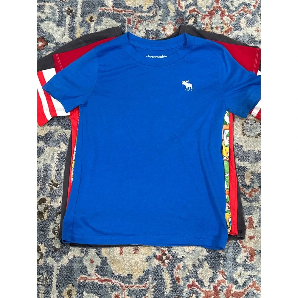Abercrombie‎ Mario Inside Out Jumping Beans Boys 5/6 Shirt Bundle